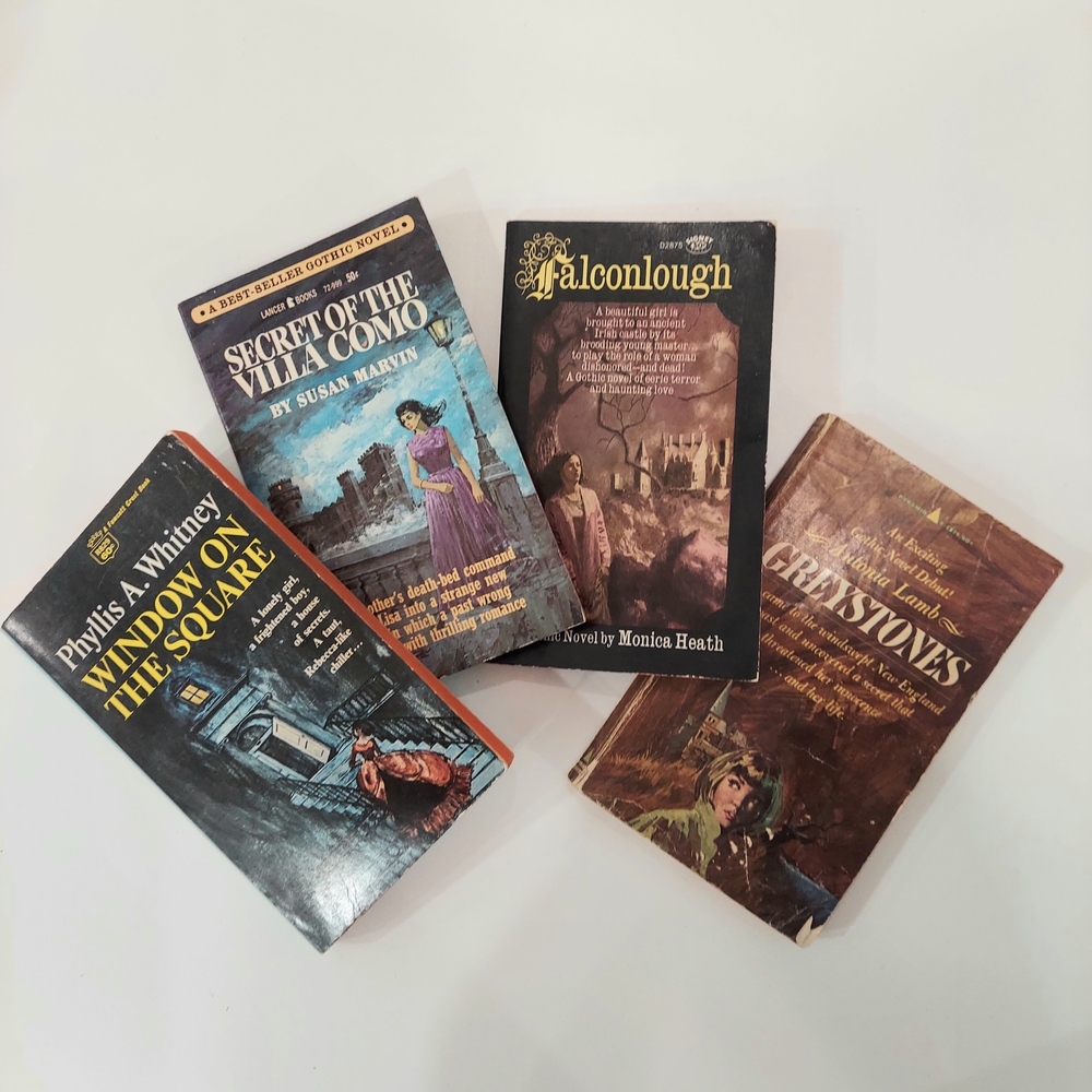 Vintage Gothic Romance Paperback Book Set